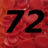 72 Veloplugs Rouge