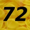 72 Veloplugs Gelb